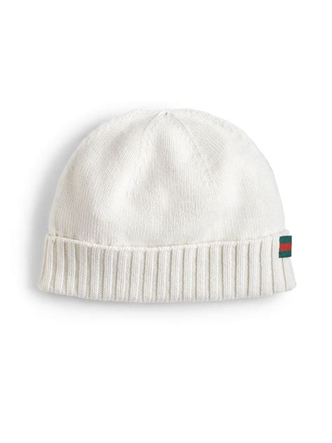 gucci white beanie hat|Gucci beanies hat men's.